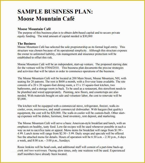 example of draft business plan