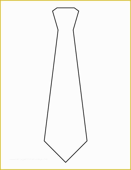 Free Paper Tie Template Printable