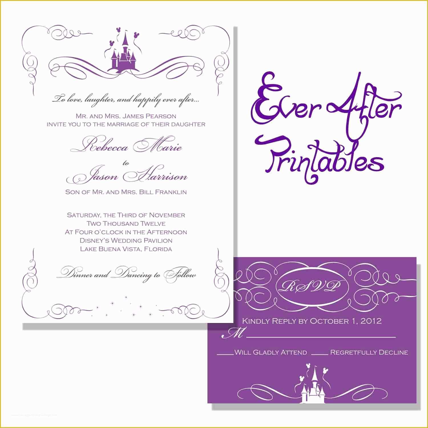 Free Printable Wedding Invitation Templates For Word Of Engagement 