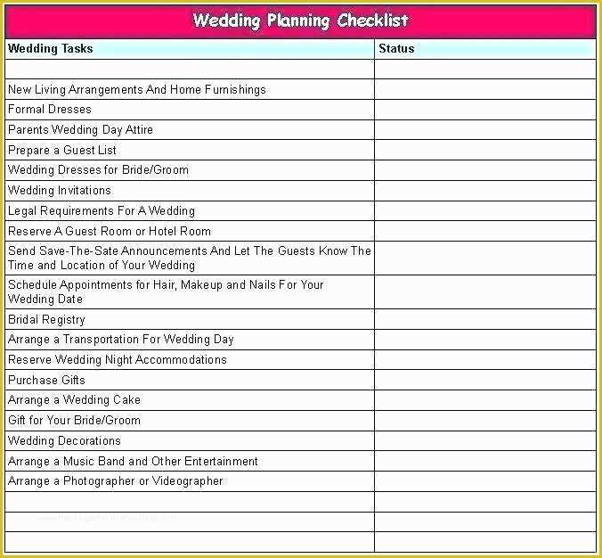Free Printable Wedding Planning Templates Of Wedding Planner Excel Spreadsheet Free Wedding Planner