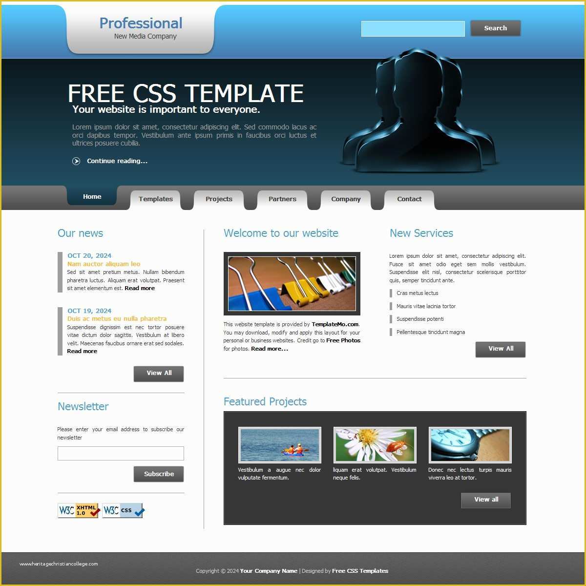 Free Professional Business Website Templates Of Best S Of Professional 