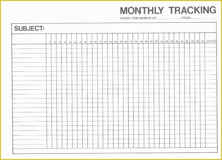 Free Printable Record Keeping Charts