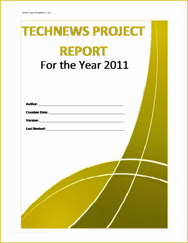 Free Report Templates Of Project Report Template Free Formats Excel 