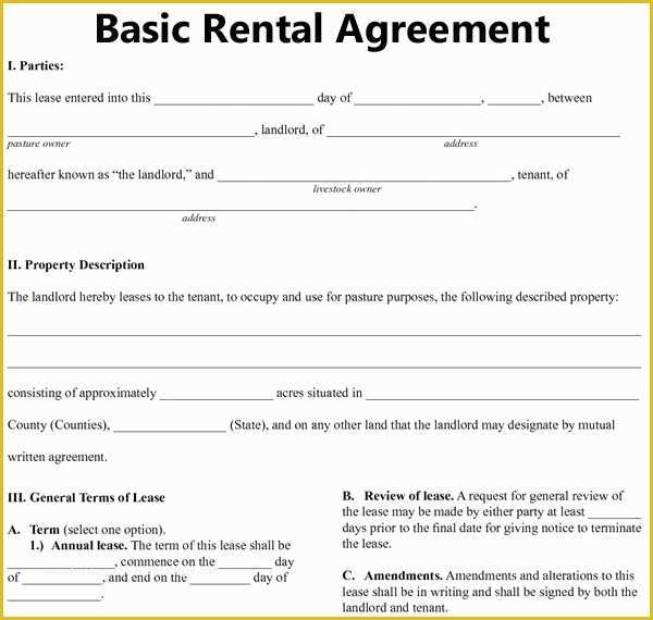  Free Residential Lease Agreement Template Ohio Of Rental Agreement 