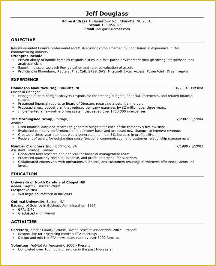 56 Free Resume Templates For First Time Job Seekers 