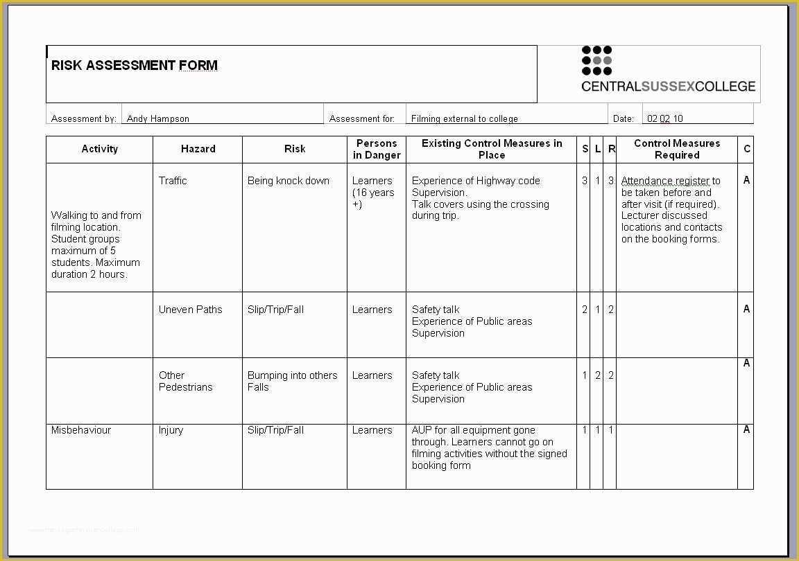 printable-risk-assessment-forms