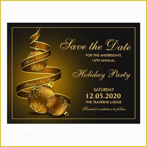 Free Save The Date Holiday Party Templates Of Save The Date Christmas 