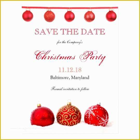 Free Save The Date Holiday Party Templates Of Save The Date Christmas 