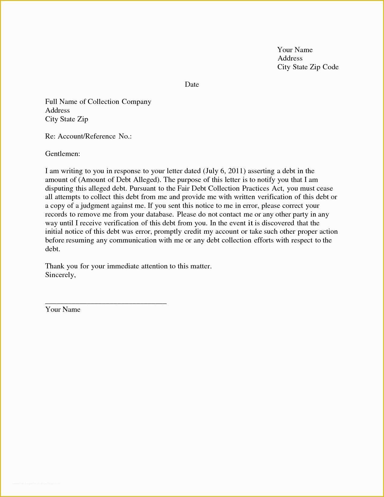 Free Section 609 Credit Dispute Letter Template Of 609 Dispute Letter 