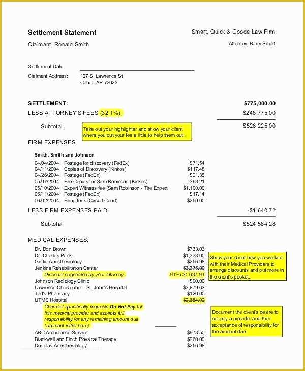 What Does A Home Settlement Statement Look Like