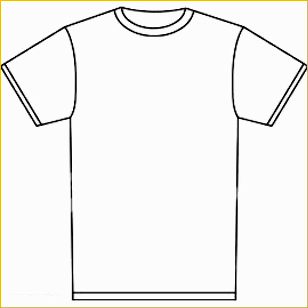 Free Shirt Templates Of Free T Shirt Template Printable Download Free ...