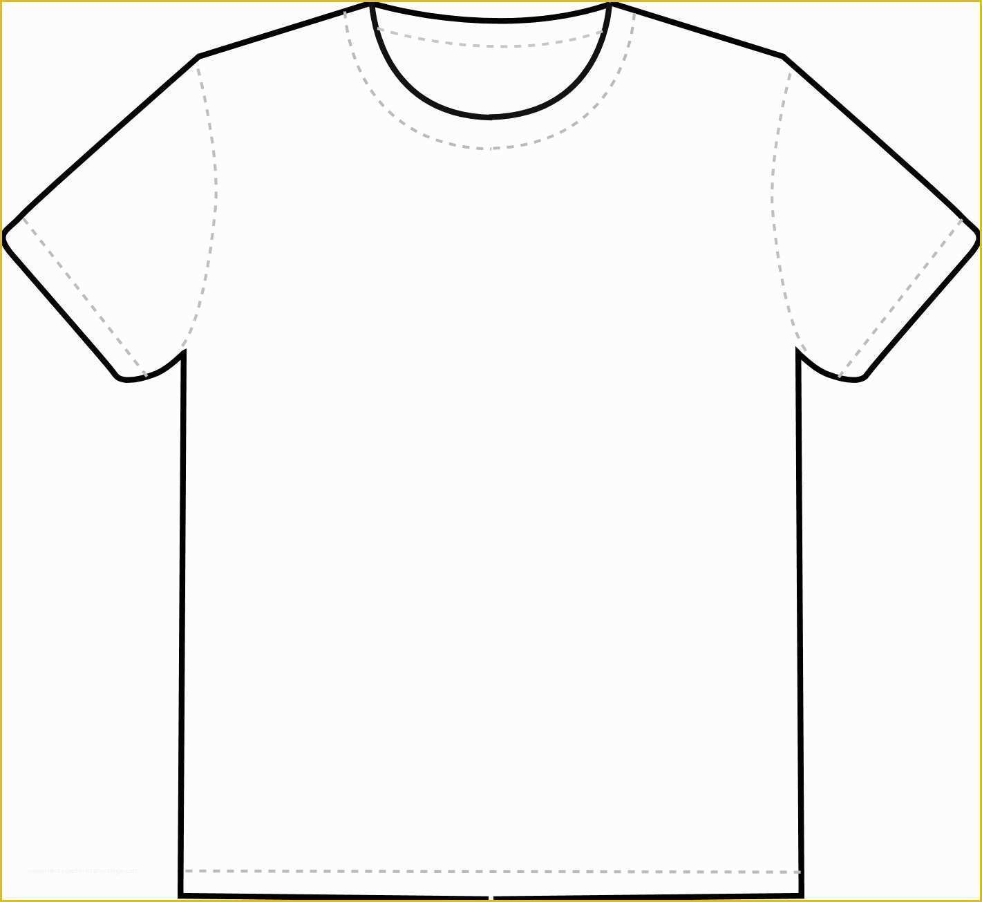 black-t-shirt-template-large-clip-art-library