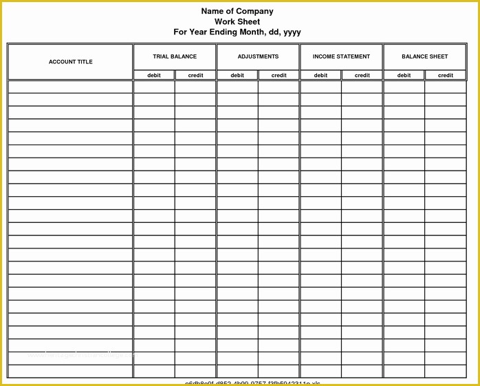 Free Small Business Ledger Template Of Ledger Account Format In Excel 