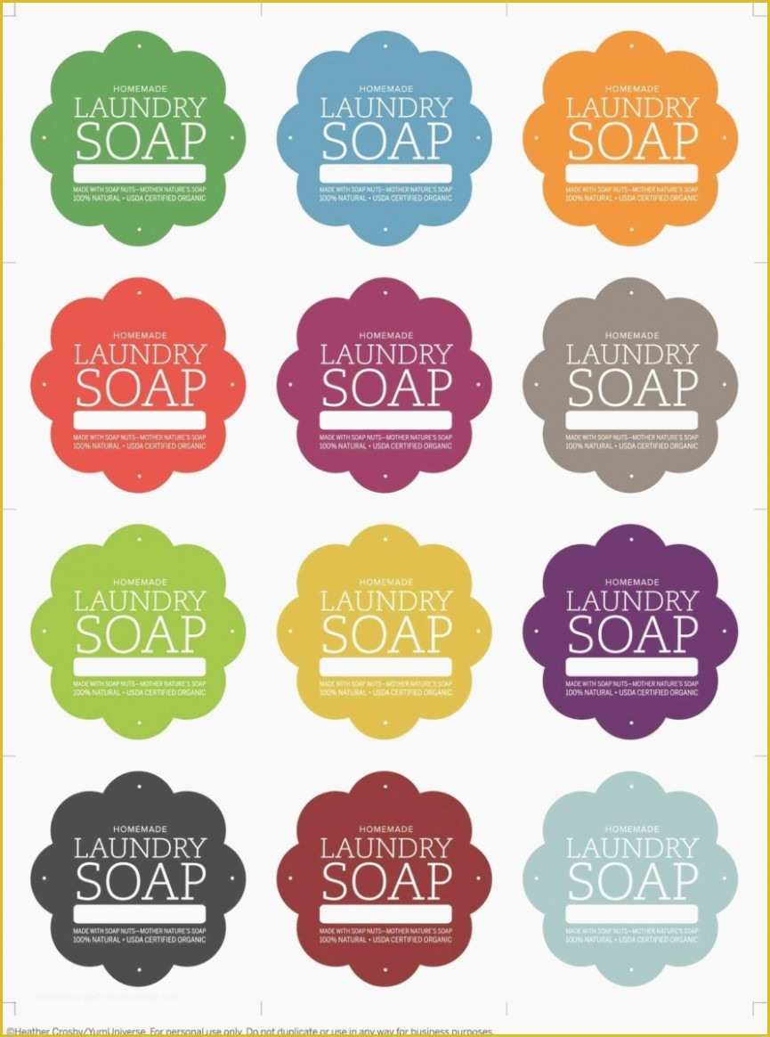 30 Free Soap Label Templates Labels Database 2020