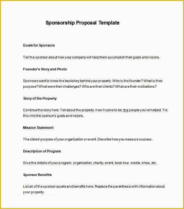 Free Software Proposal Template Of Proposal Templates 140 Free Word 