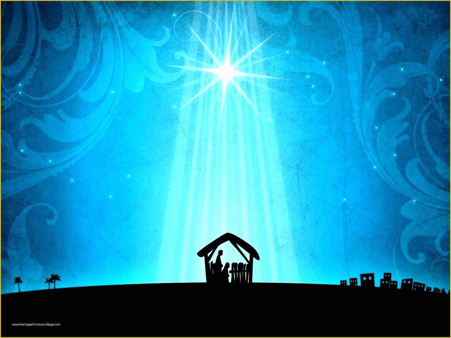 Free Spiritual Powerpoint Templates Of Christian Christmas Powerpoint 