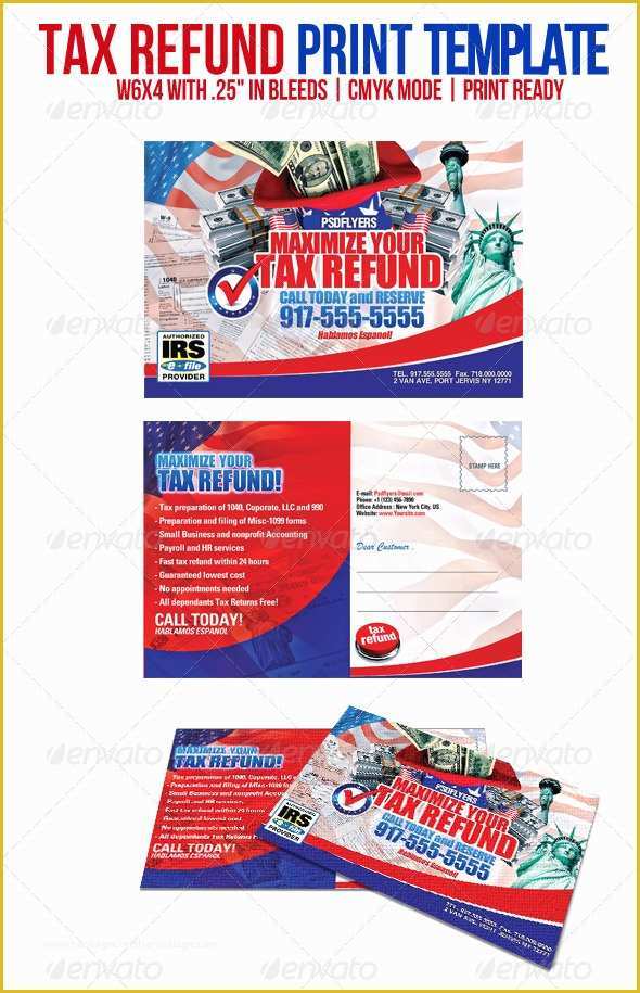 Free Tax Preparation Flyers Templates Of Tax Refund by Psdflyers