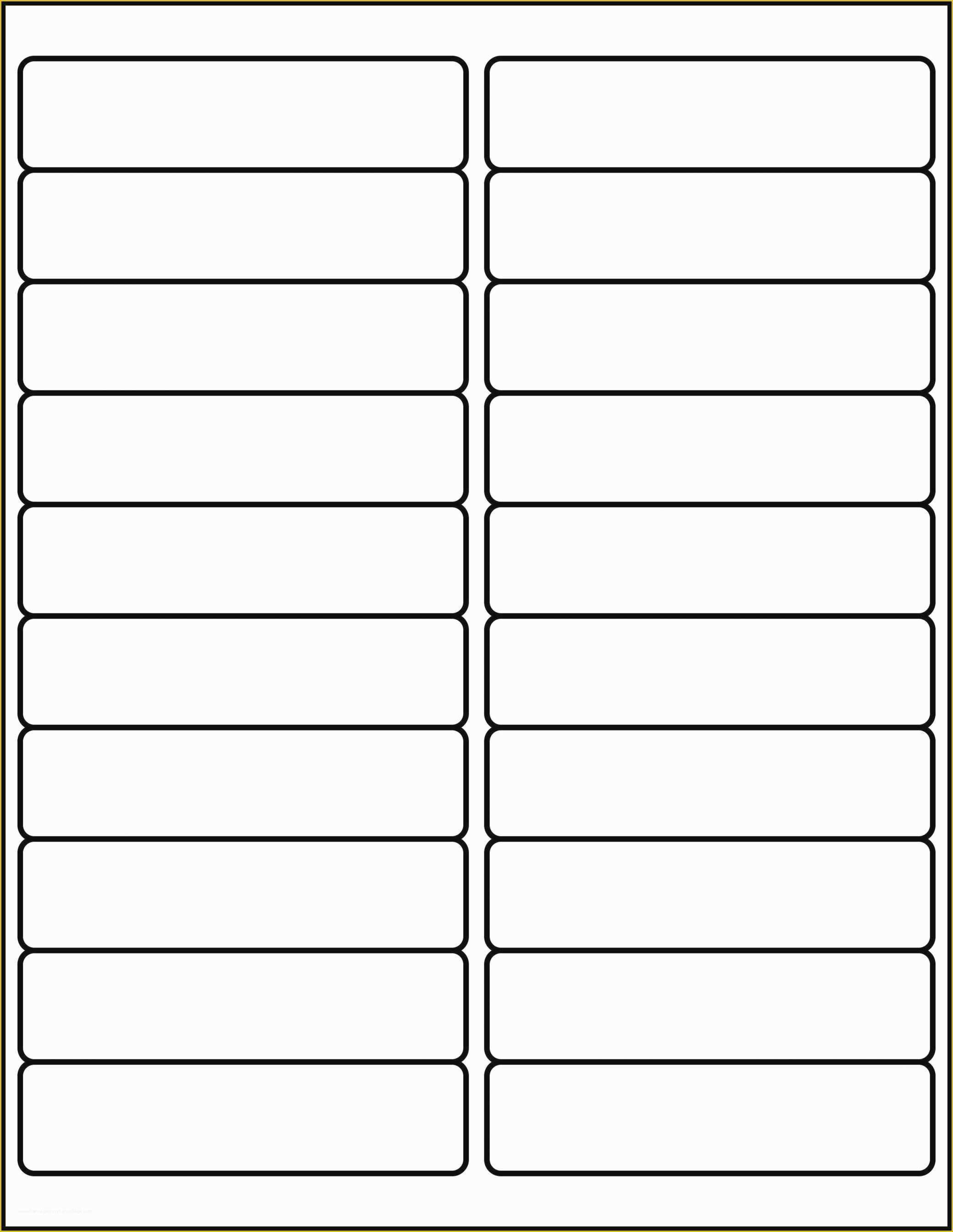 Free Printable File Folder Labels Template