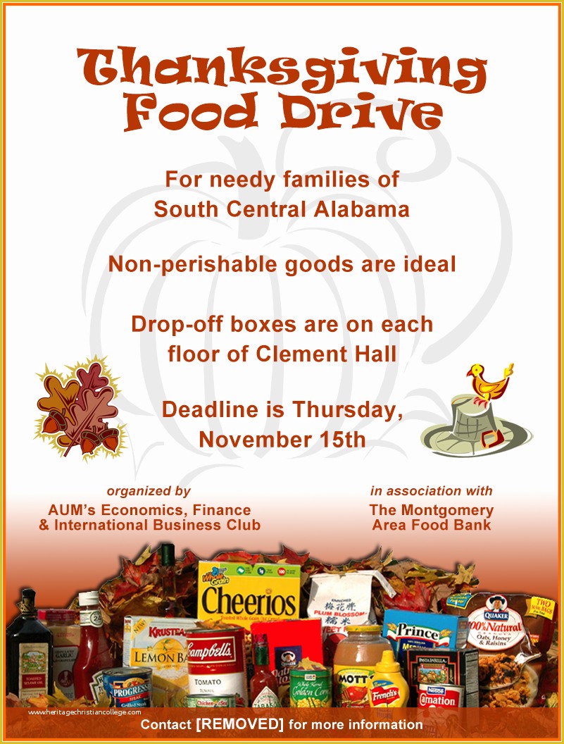Free Thanksgiving Food Drive Flyer Template Of Thanksgiving Food Drive