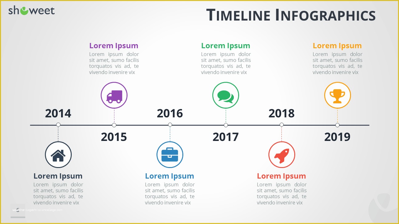 Editable Timeline Templates For Powerpoint Gambaran