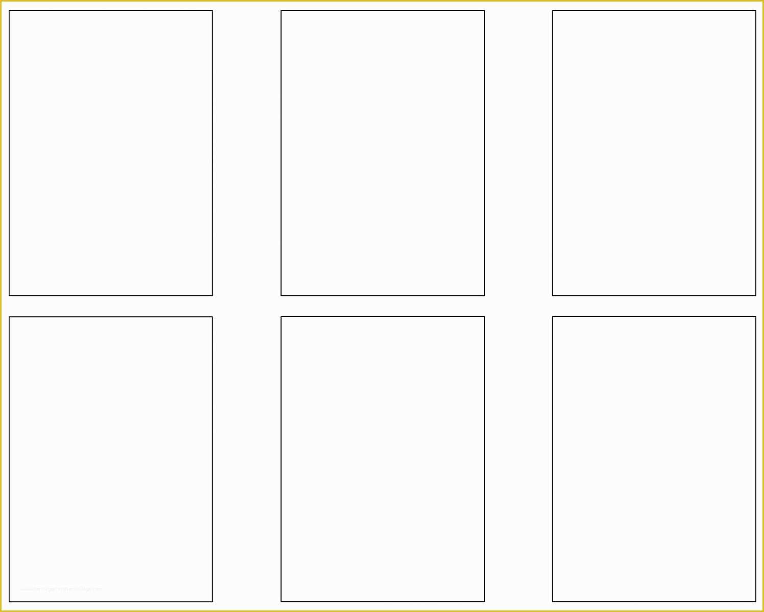 Blank Trading Card Template