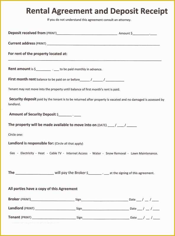 Free Vacation Rental Agreement Template Of Free Rental Agreement 