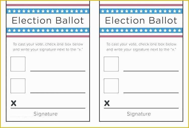 Free Voting Form Template Of Paper Ballots Download Customizable Form 