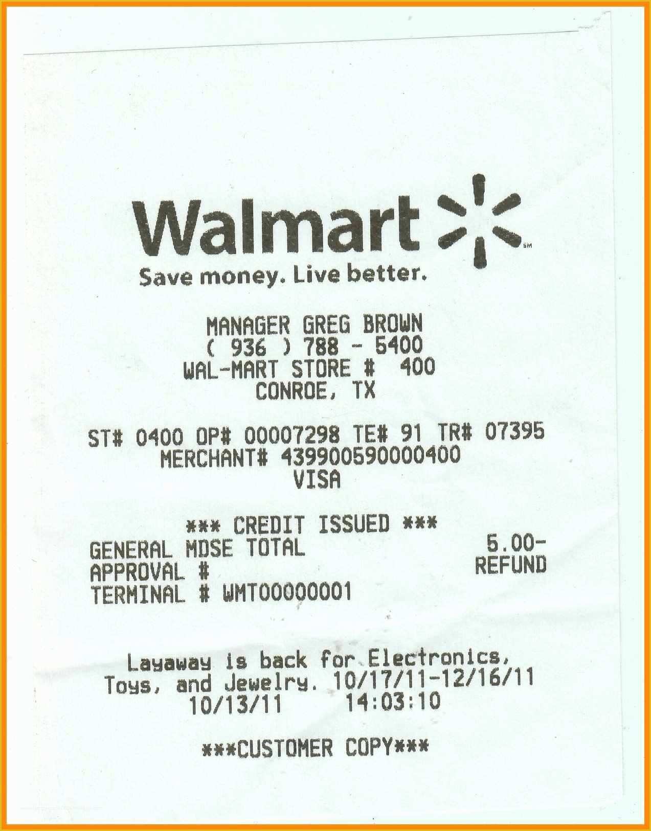 Wallmart Money Order Receipt Template Stunning Printable Receipt Templates