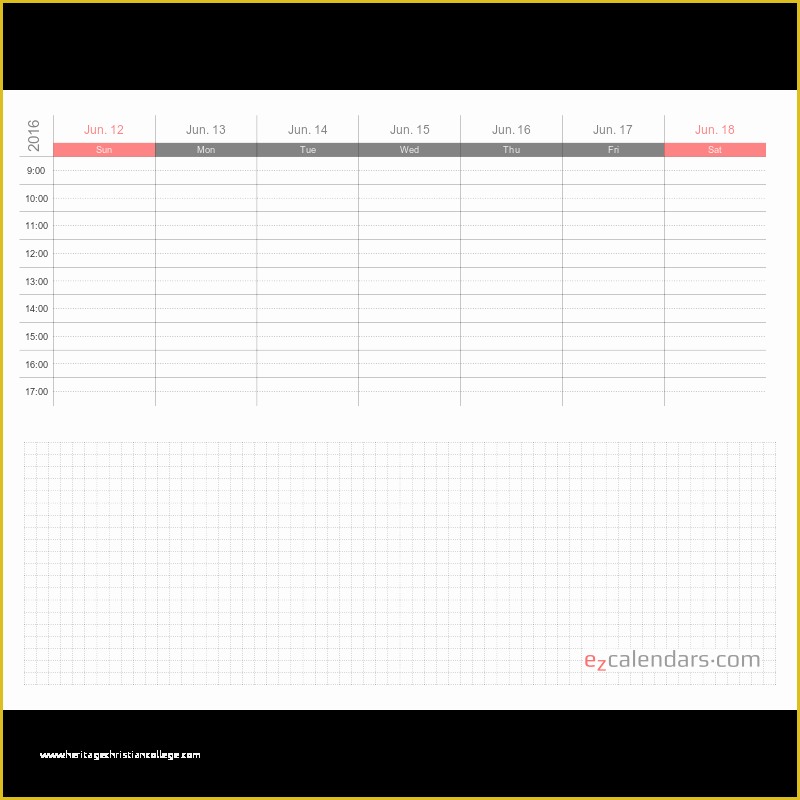 Free Weekly Appointment Calendar Template Of Create Free Printable Monthly Yearly or Weekly Calendars