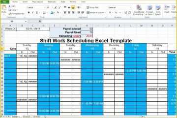 work schedule generator