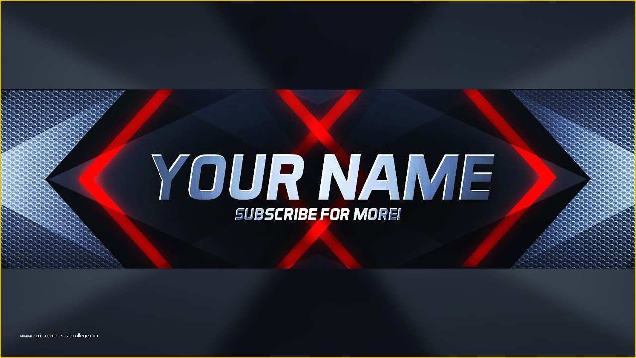 Free Youtube Banner Templates Download Of Youtube Banner Template Psd ...