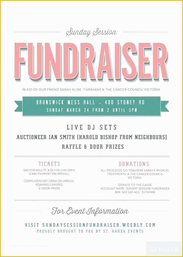 Fundraiser Template Free Of Fundraiser Flyer Templates Word Raffle 