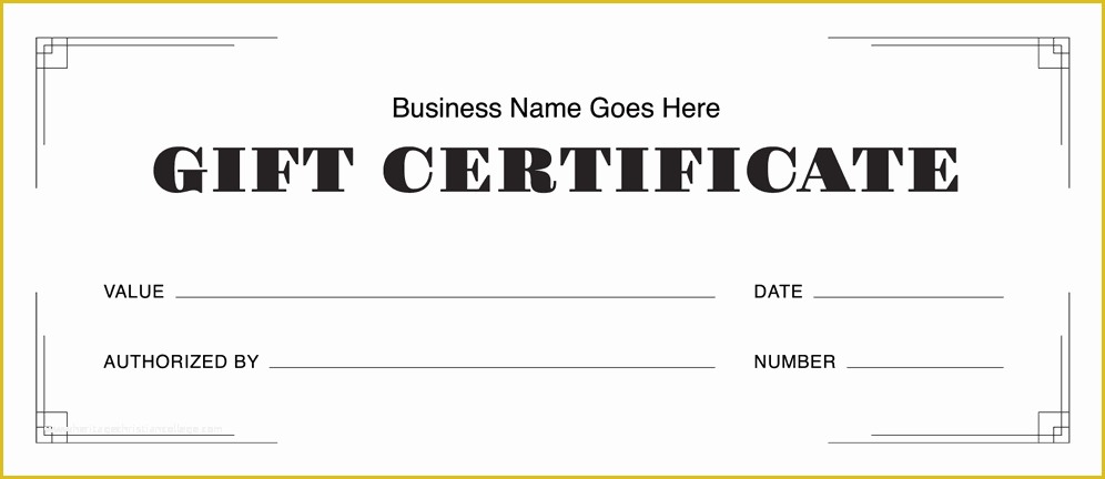 Gift Certificate Template Free Download Of Gift Certificate Templates 