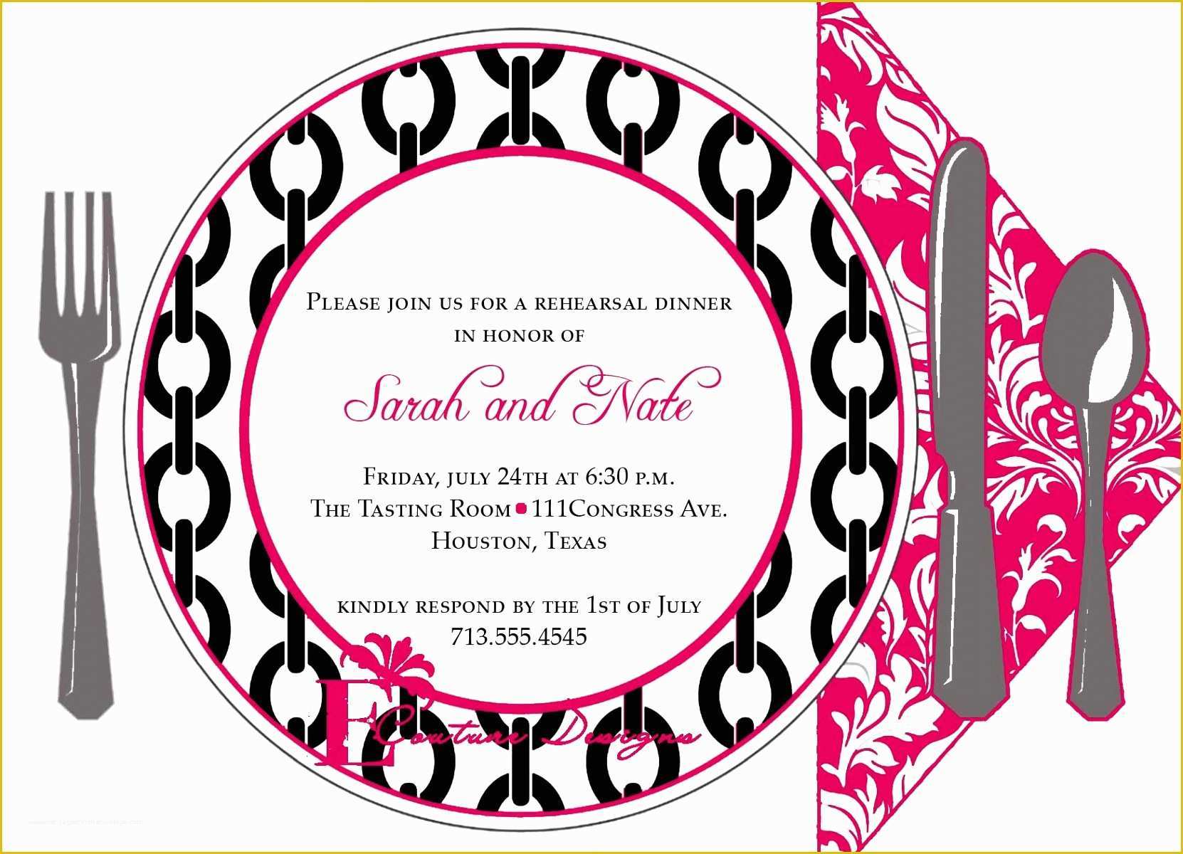Free Dinner Invitation Templates Printable And Or Email