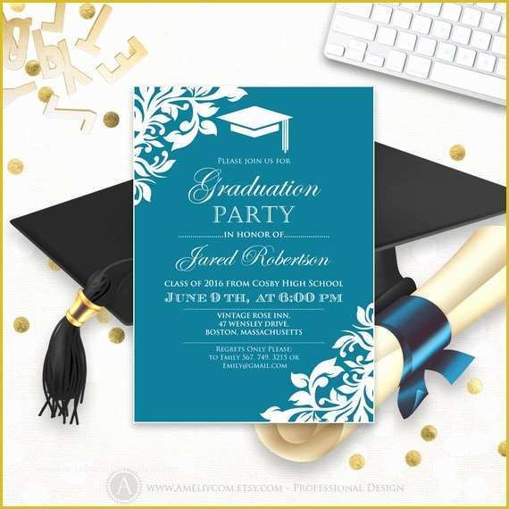  Graduation Invitation Card Template Free Download Of Printable 