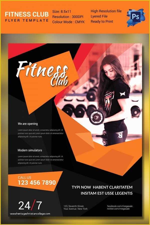  Gym Flyer Template Free Download Of Fitness Flyer Template 32 Free Psd 