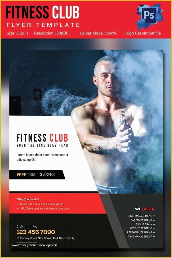  Gym Flyer Template Free Download Of Fitness Flyer Template 32 Free Psd 