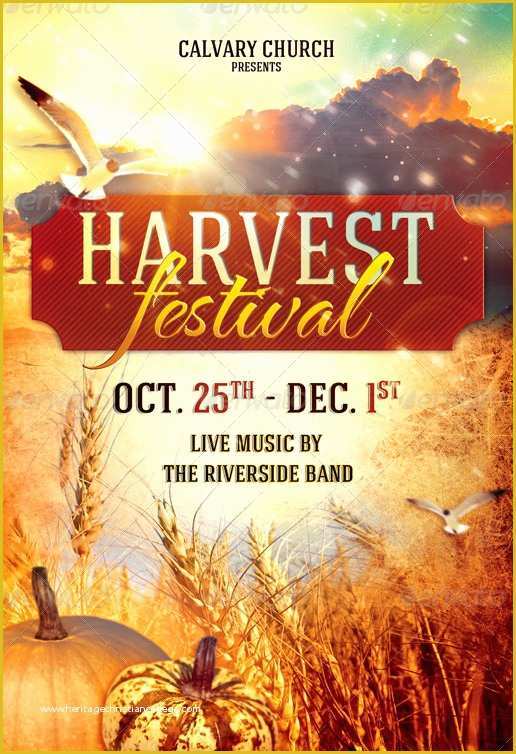 Harvest Festival Flyer Free Template Of Index Of Cdn 10 2013 58 Heritagechristiancollege