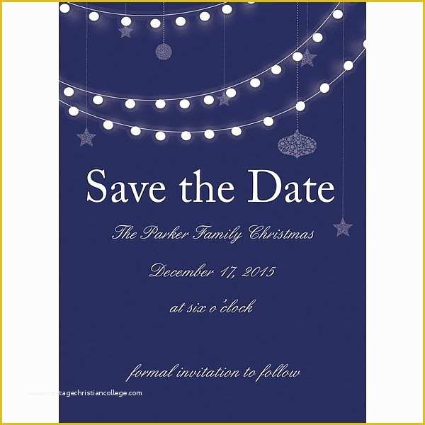 Holiday Save the Date Templates Free Of Save the Date Christmas Party