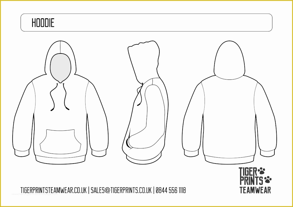 Hoodie Design Template Free Of Blank Tshirt Template Front Back Side In ...