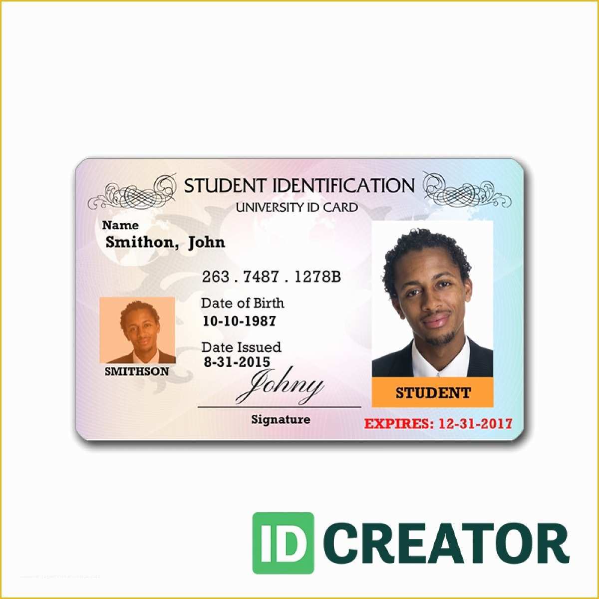 Editable Id Card Template Free Download Spectrumoke