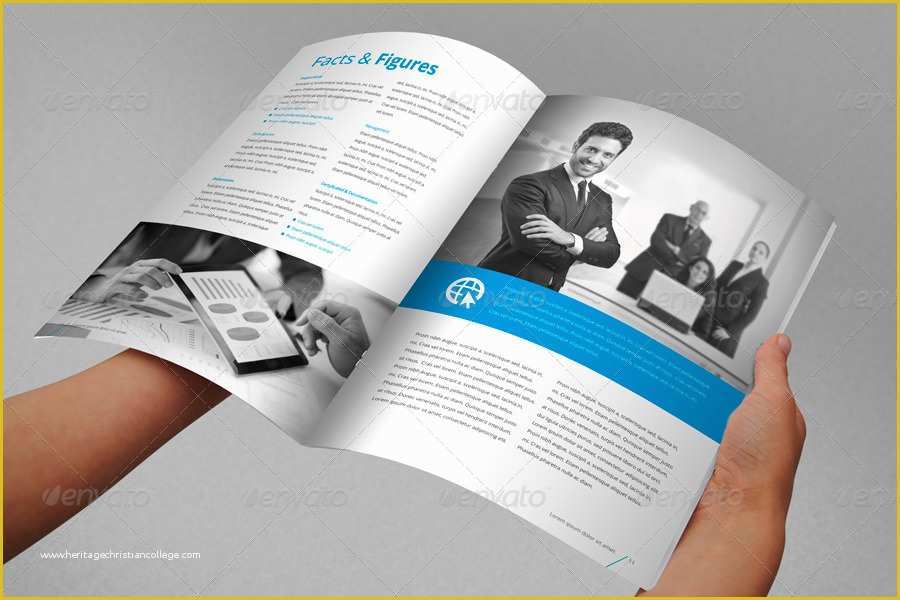 Indesign Templates Free Download Of Annual Report Brochure Indesign 