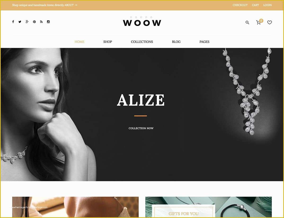 Jewellery Website Templates Free Download Of 14 Best Jewelry E Merce 