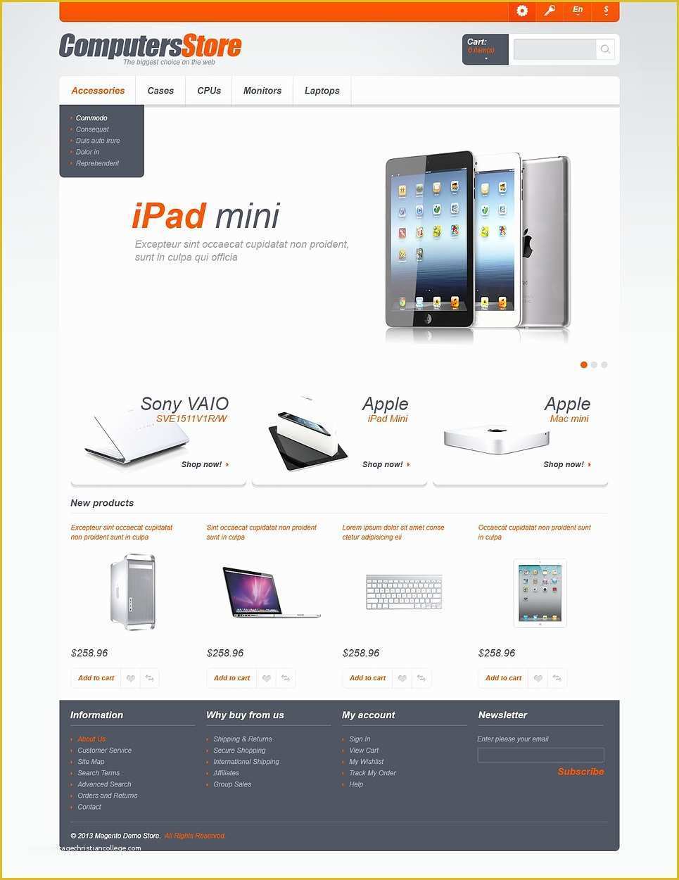  Laptop Website Templates Free Download Of Puters Store Magento Theme 