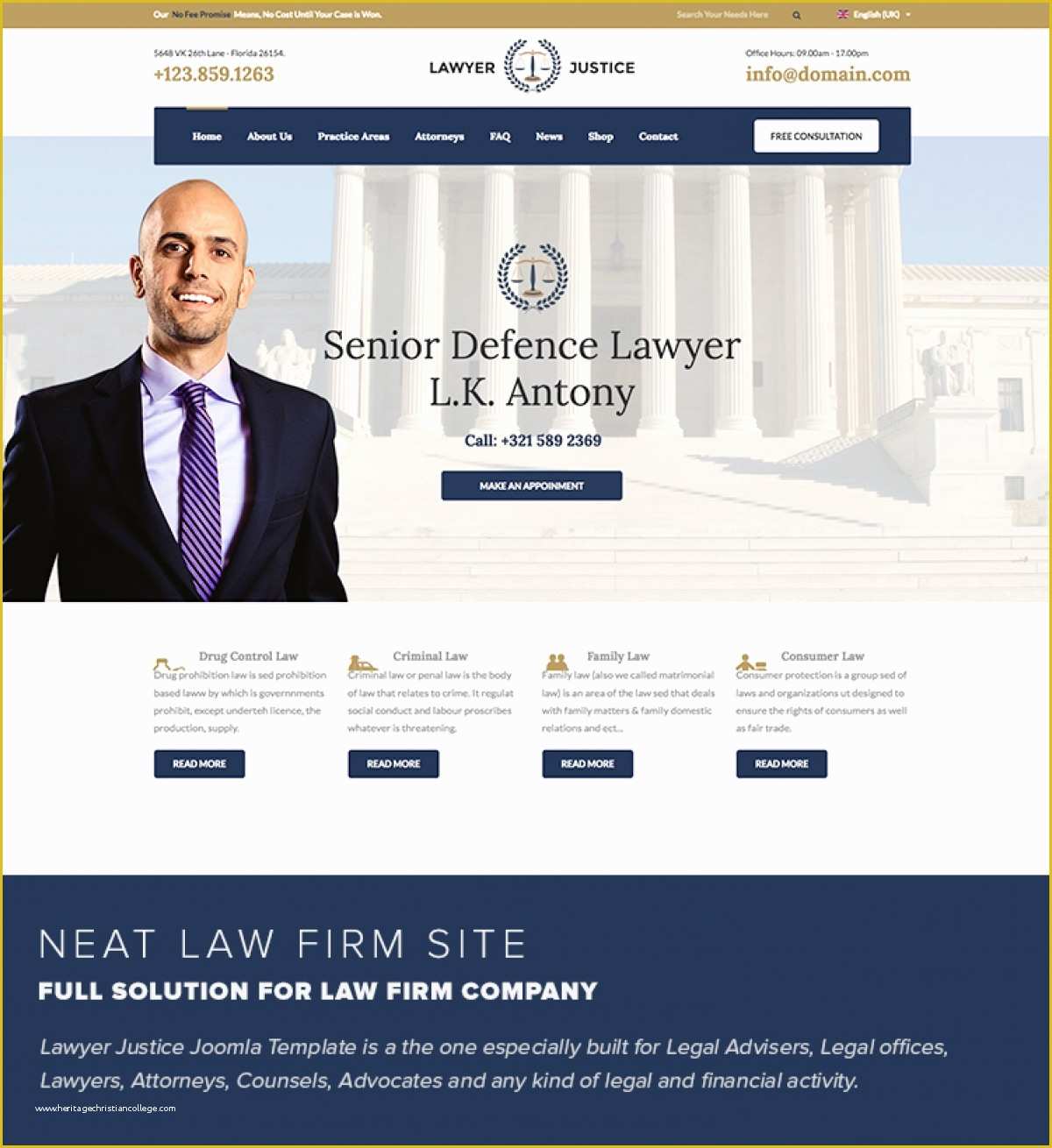 Law Firm Website Design Templates Free Download Of Lawyer Website 