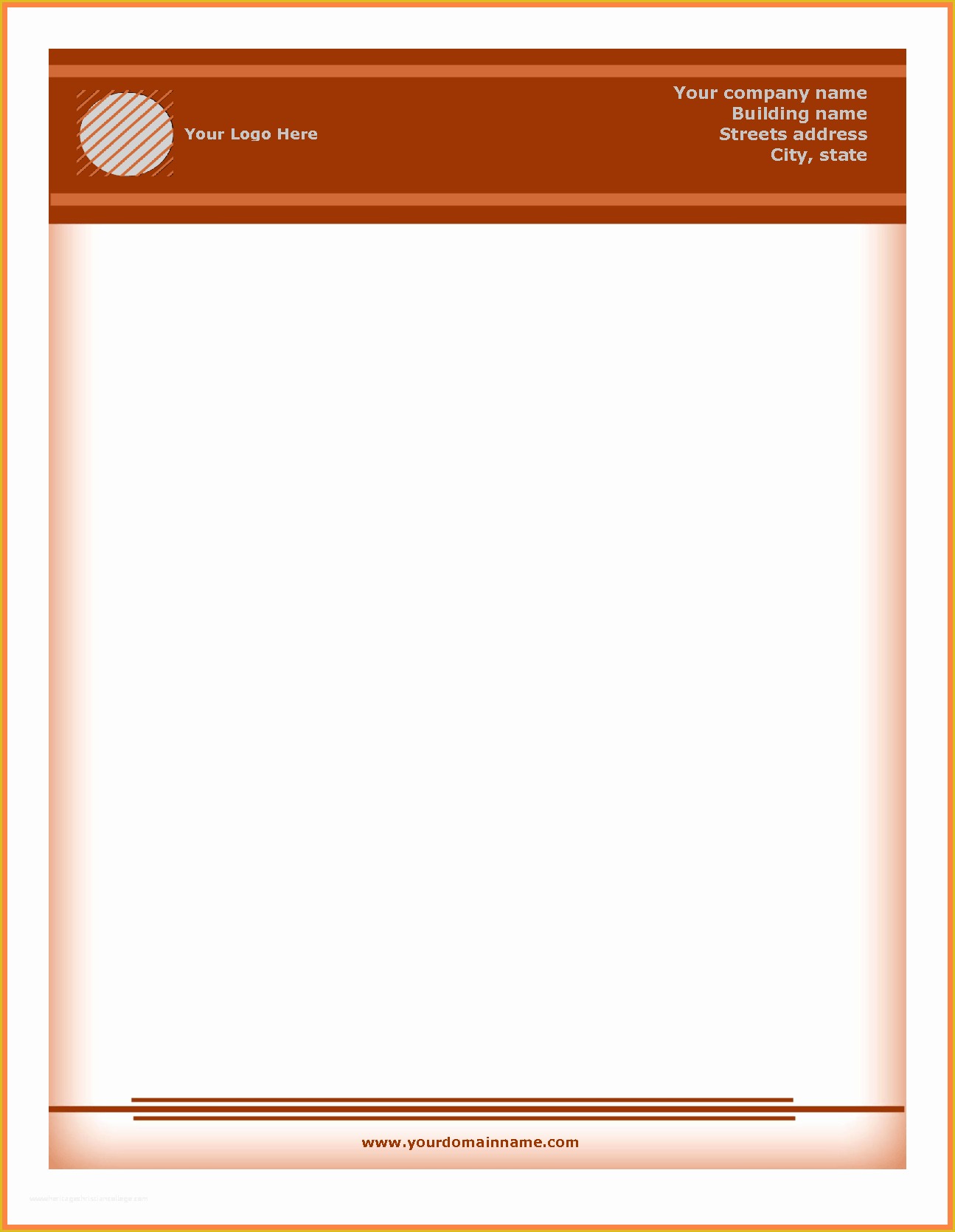 Letterhead Template Free Download Of 5 Letterhead Templates 