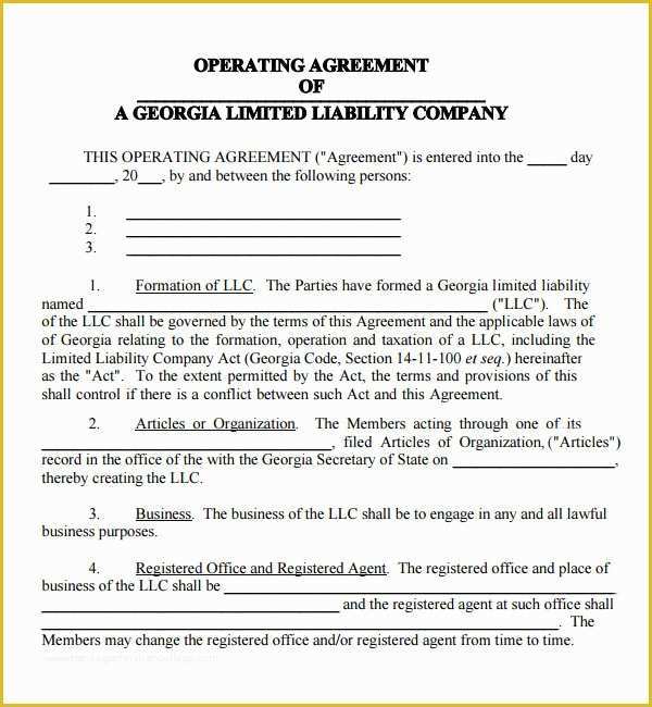 Llc Partnership Agreement Template Free Download Of General Partnership 