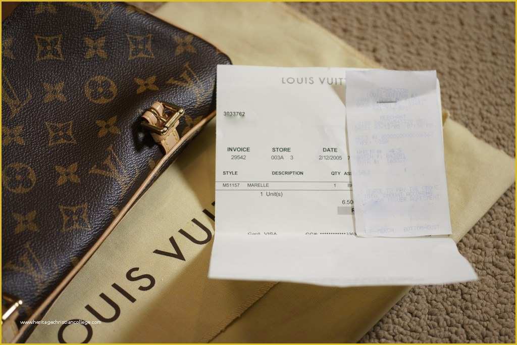 Excellent Novelty Louis Vuitton Receipt Template Superb Receipt Templates