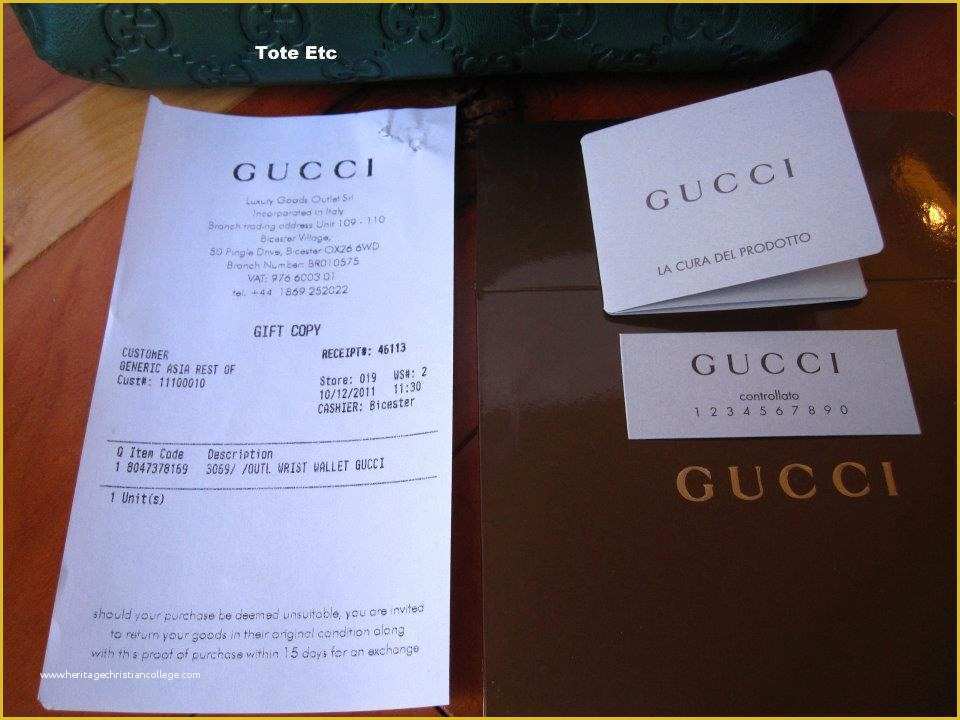 Louis Vuitton Receipt Template Free Of Gucci Receipt Template – Heritagechristiancollege