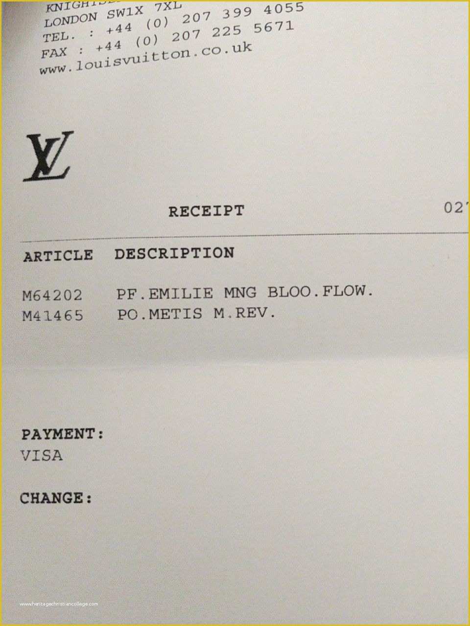Can Louis Vuitton Reprint Receipt Template Paul Smith